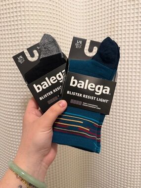 Balega Unisex Blister Resist Light Socks - 2 Pairs, Size Large
